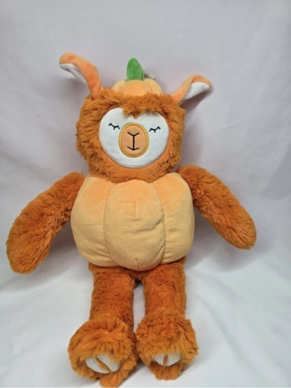 Slumberkins Pumpkin Alpaca Plush Halloween Stuffed Animal Toy